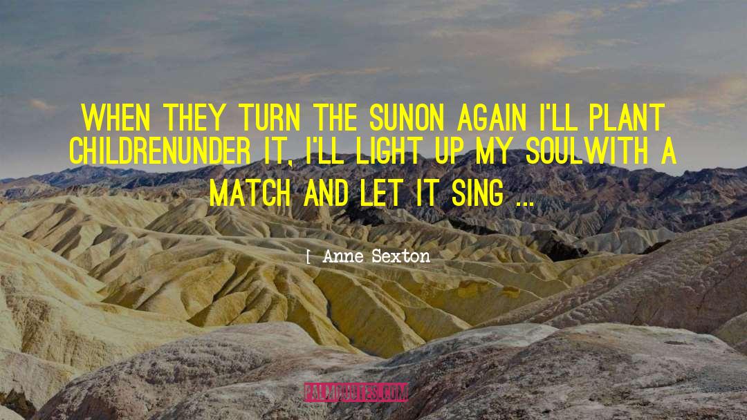 Light Up quotes by Anne Sexton