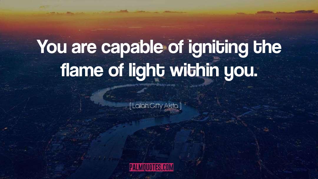 Light Within quotes by Lailah Gifty Akita