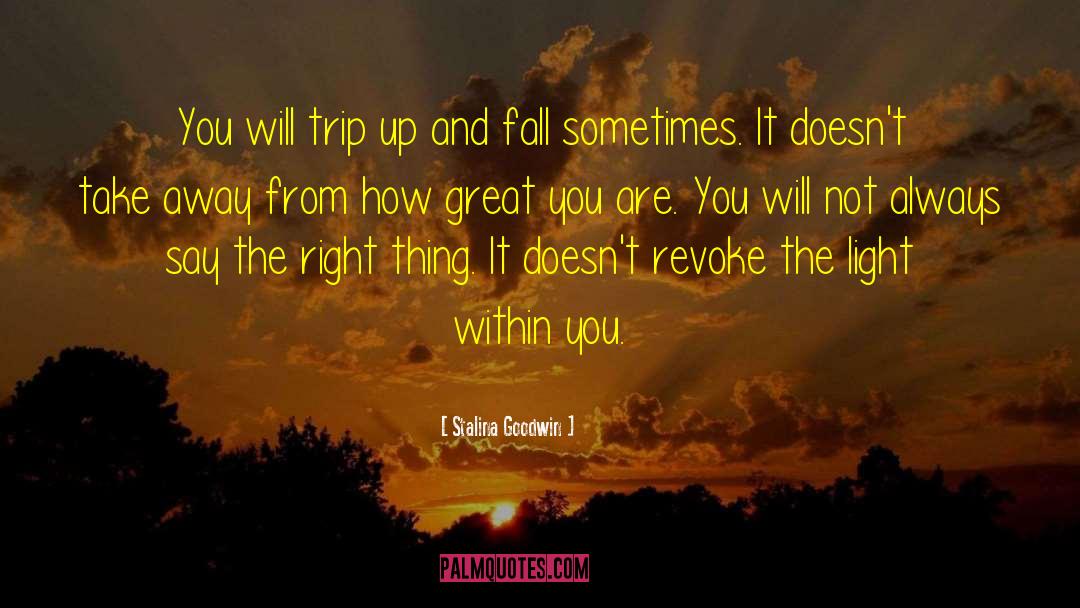 Light Within quotes by Stalina Goodwin