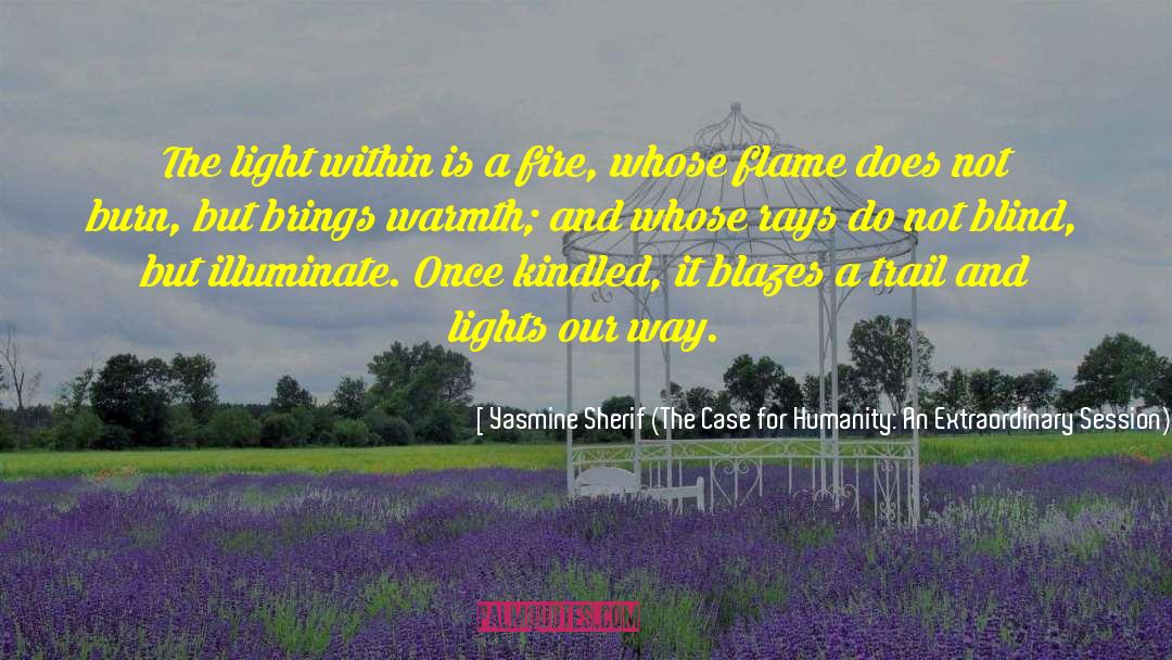 Light Within quotes by Yasmine Sherif (The Case For Humanity: An Extraordinary Session)