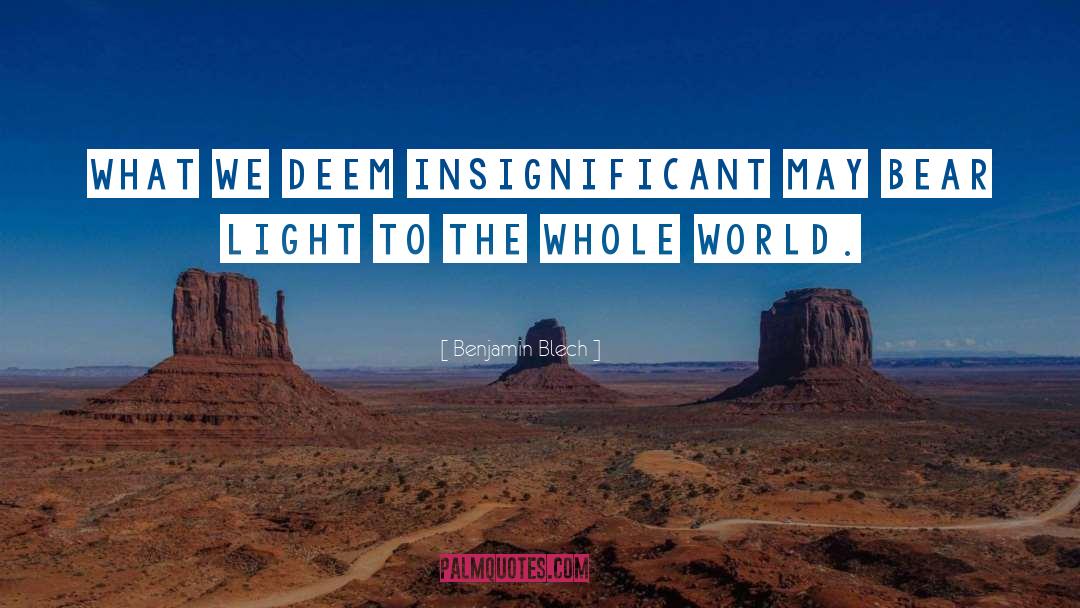 Light Worker quotes by Benjamin Blech