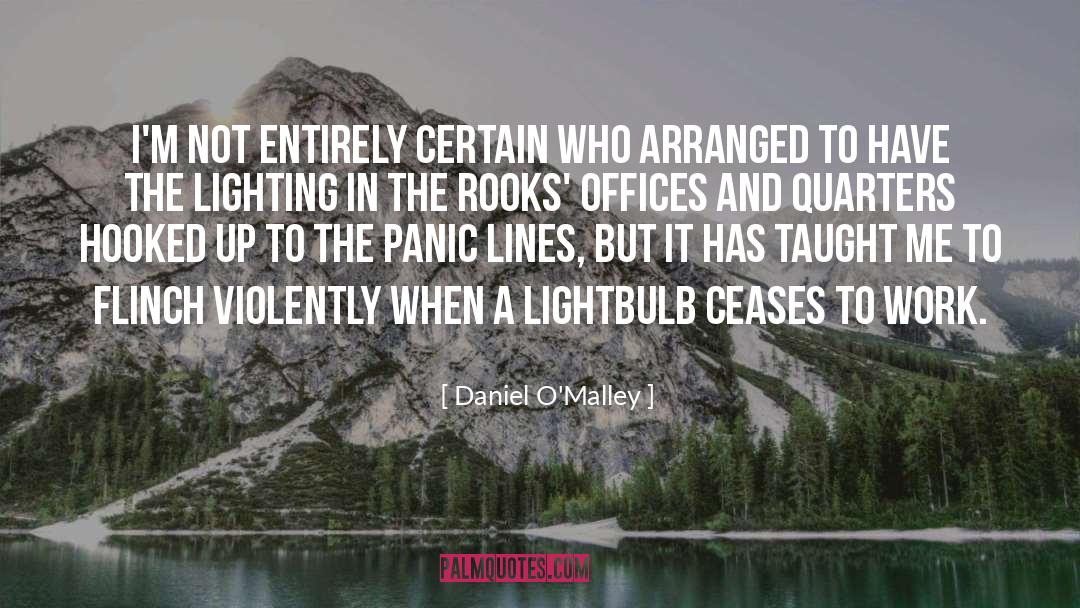 Lightbulb quotes by Daniel O'Malley