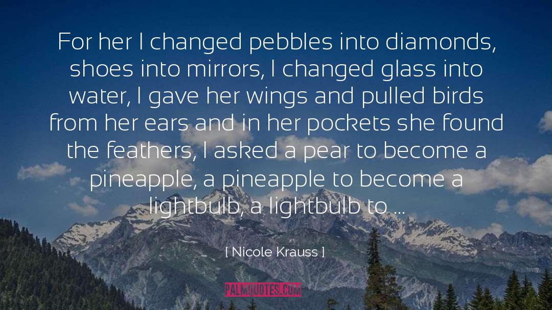 Lightbulb quotes by Nicole Krauss