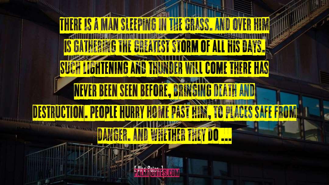 Lightening quotes by Alan Paton