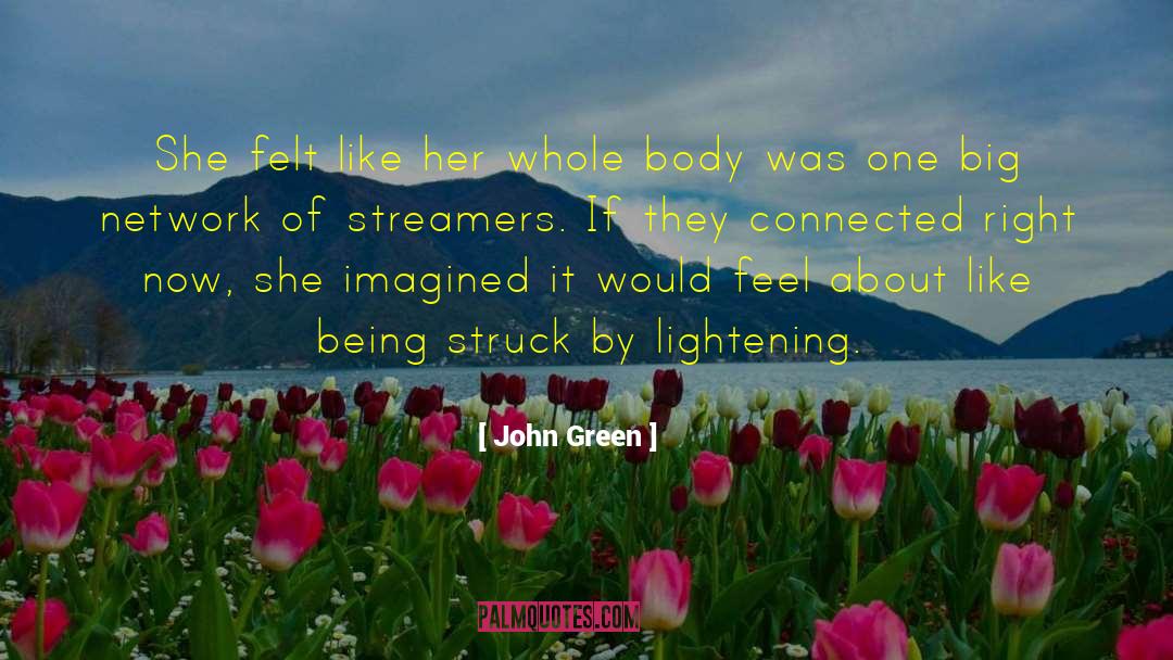 Lightening quotes by John Green