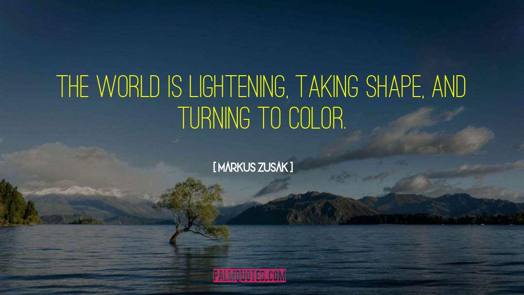 Lightening quotes by Markus Zusak