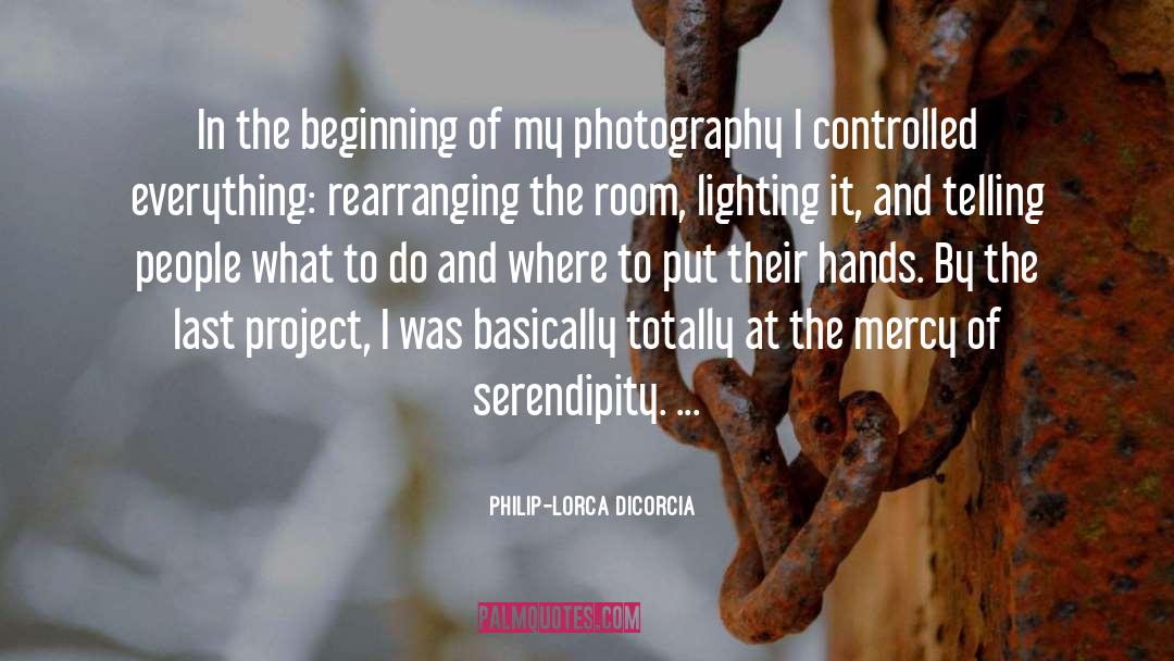 Lighting quotes by Philip-Lorca DiCorcia