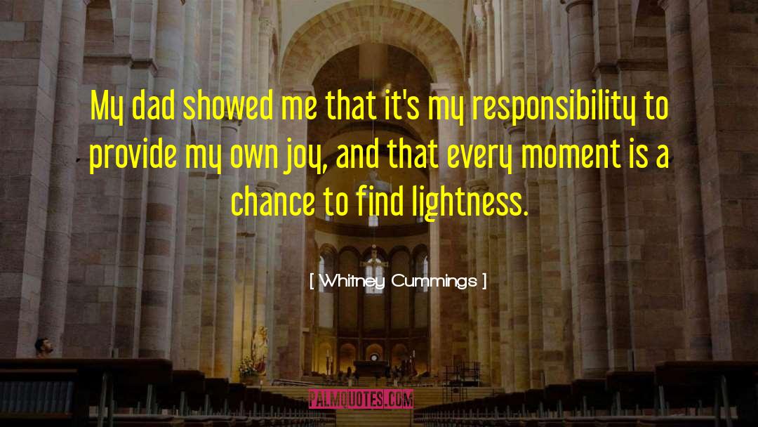 Lightness quotes by Whitney Cummings