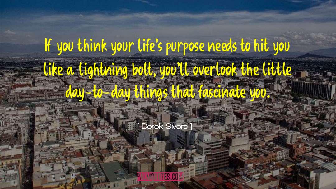Lightning Bolt quotes by Derek Sivers