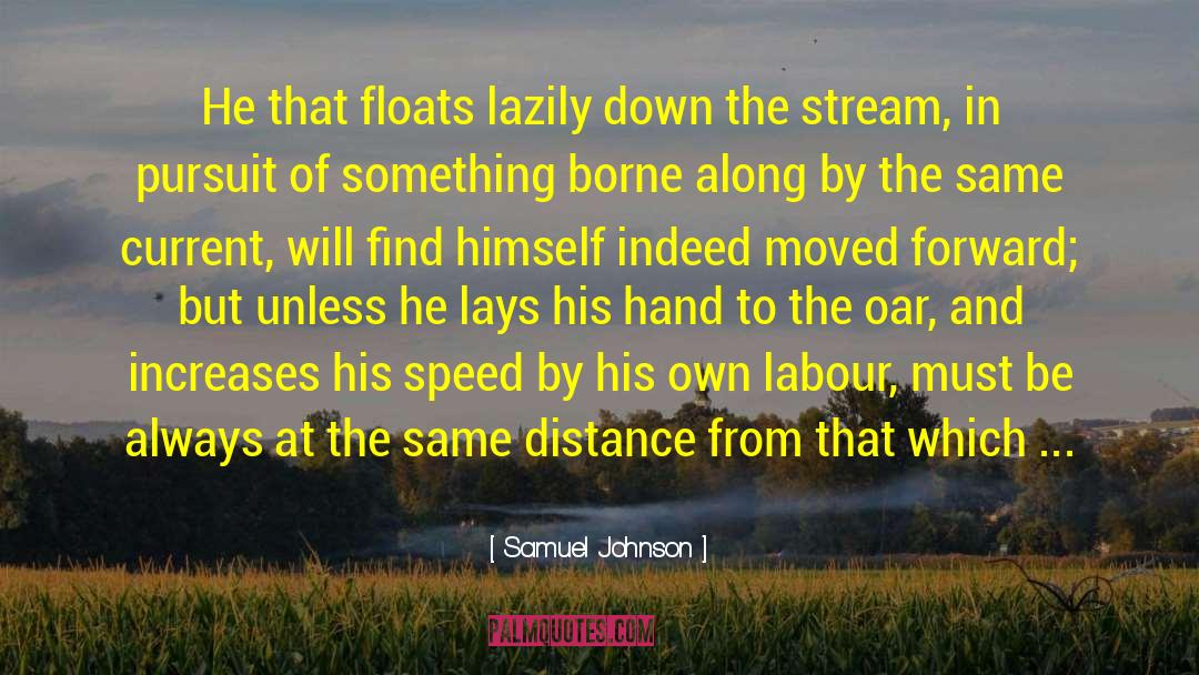 Lightning Speed quotes by Samuel Johnson