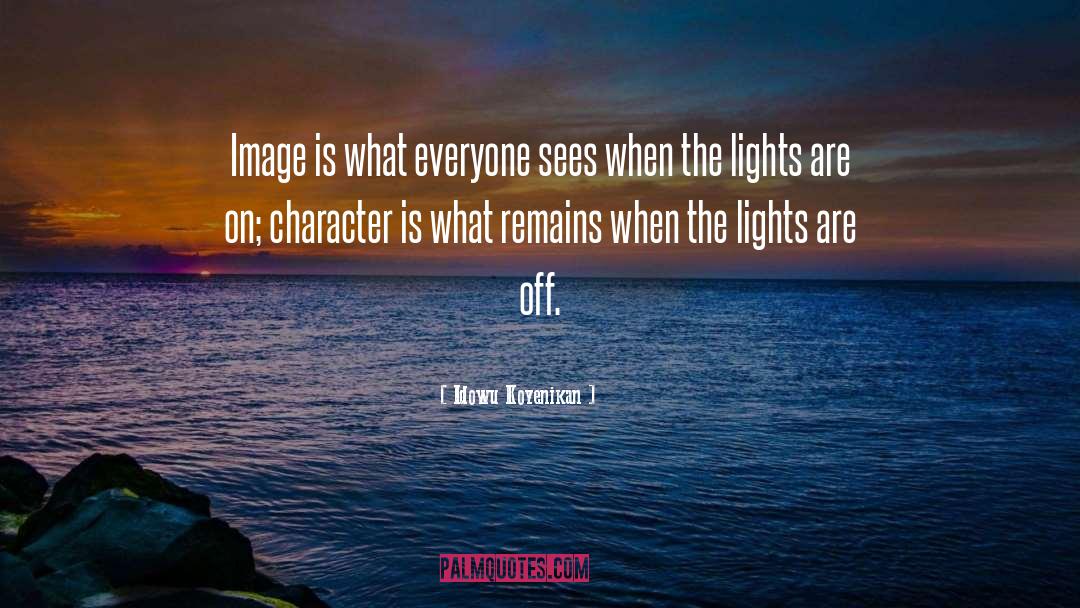 Lights Are Off quotes by Idowu Koyenikan