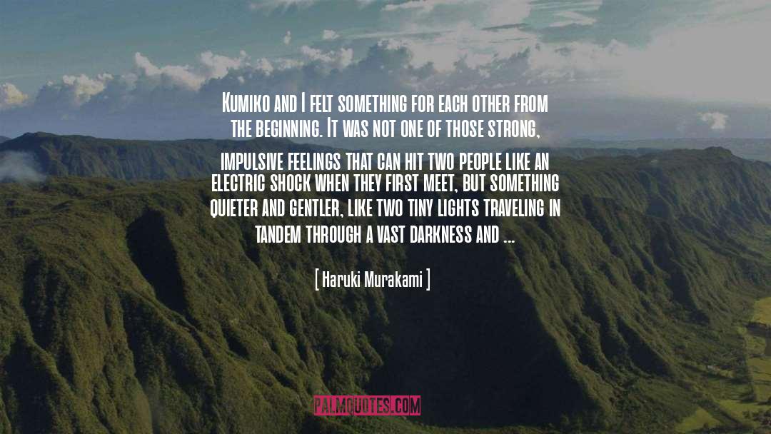 Lights quotes by Haruki Murakami