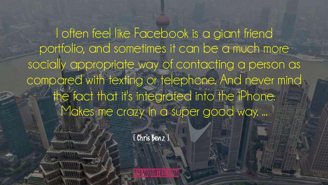 Like Facebook quotes by Chris Benz