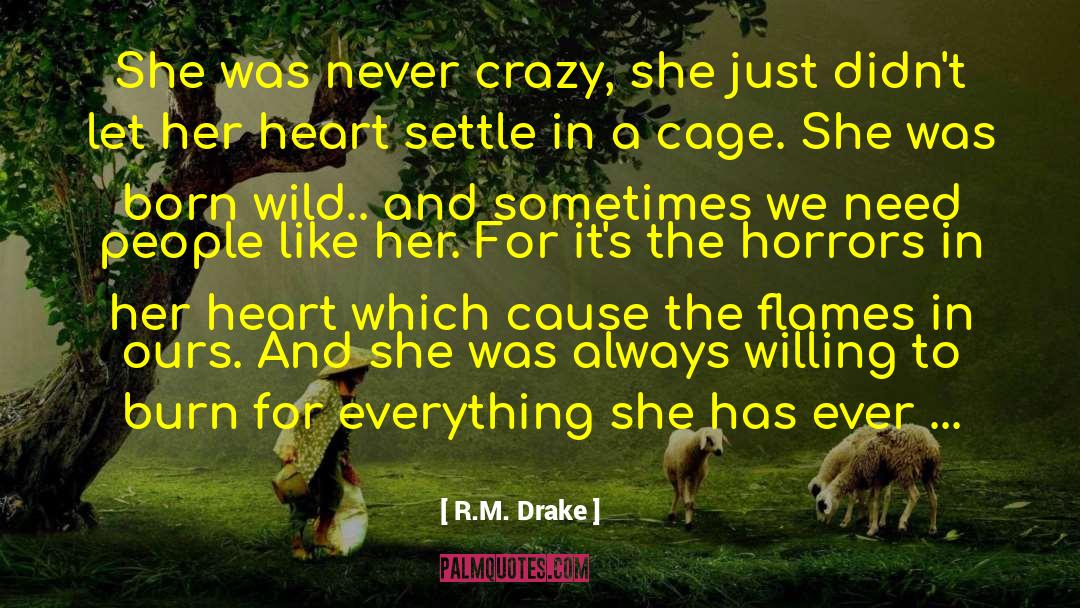 Like Flames In The Night quotes by R.M. Drake