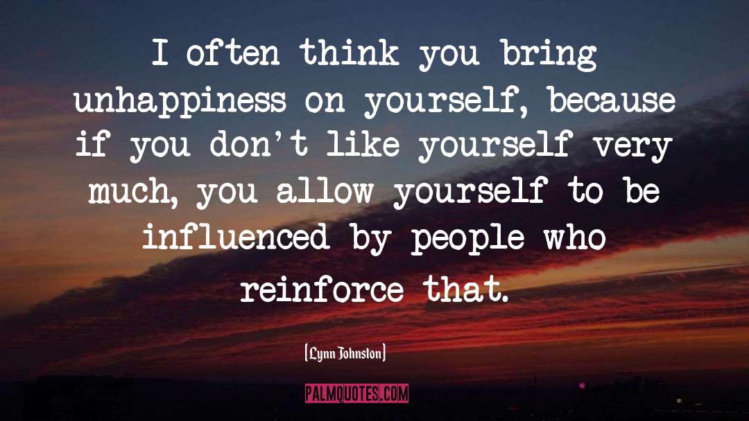 Like Yourself quotes by Lynn Johnston