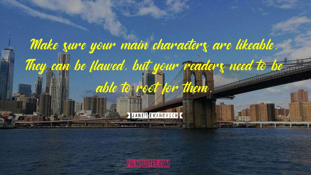 Likeable quotes by Janet Evanovich