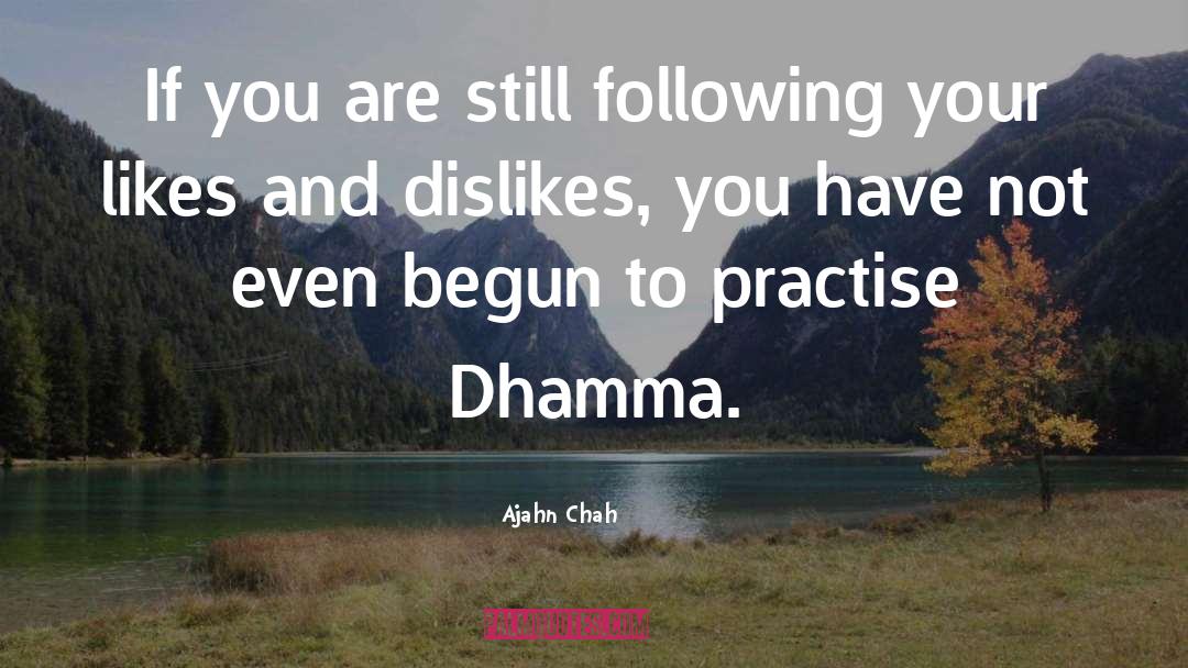 Likes And Dislikes quotes by Ajahn Chah