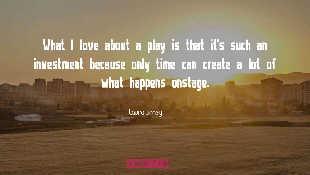 Liketh Investment quotes by Laura Linney