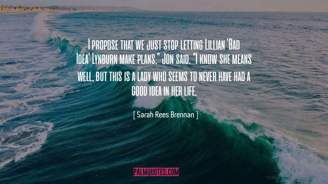 Lillian Boxfish quotes by Sarah Rees Brennan