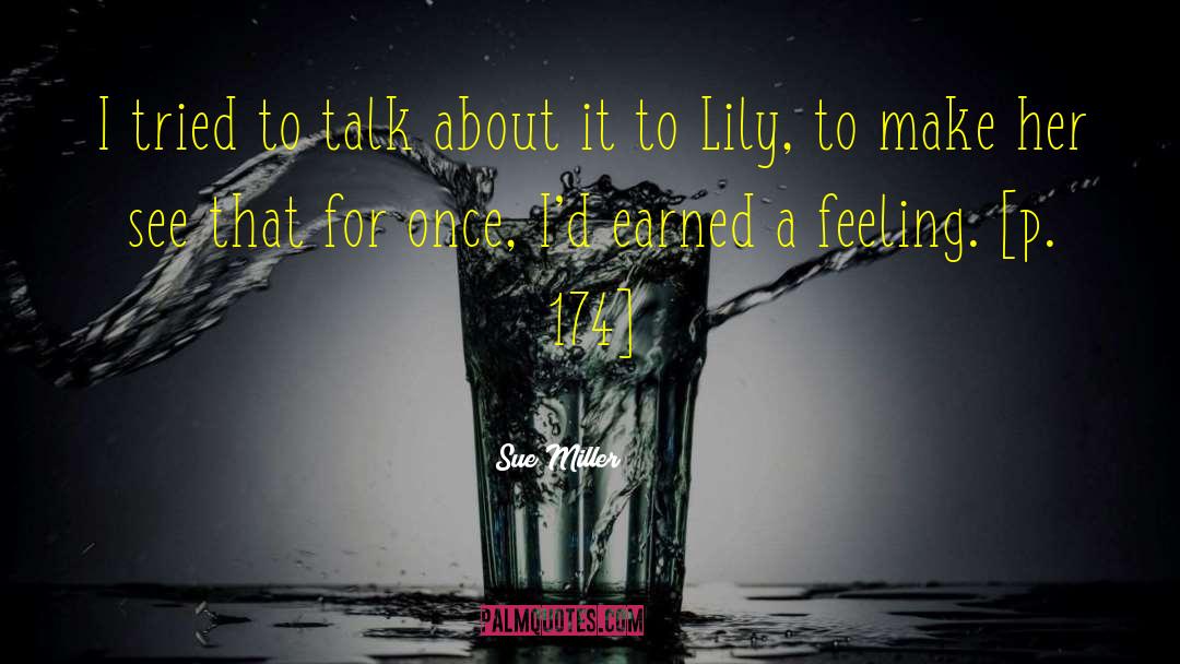 Lily Bart quotes by Sue Miller