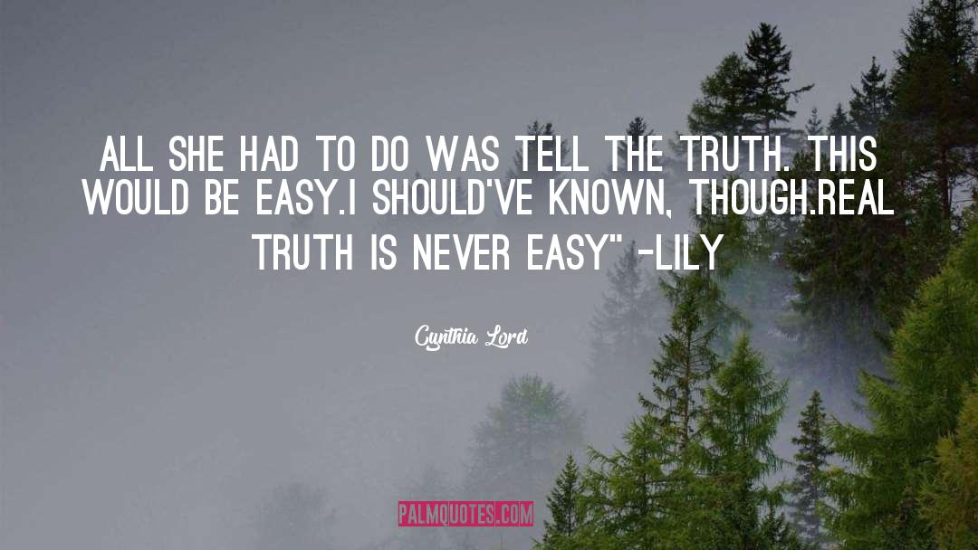 Lily Potter quotes by Cynthia Lord