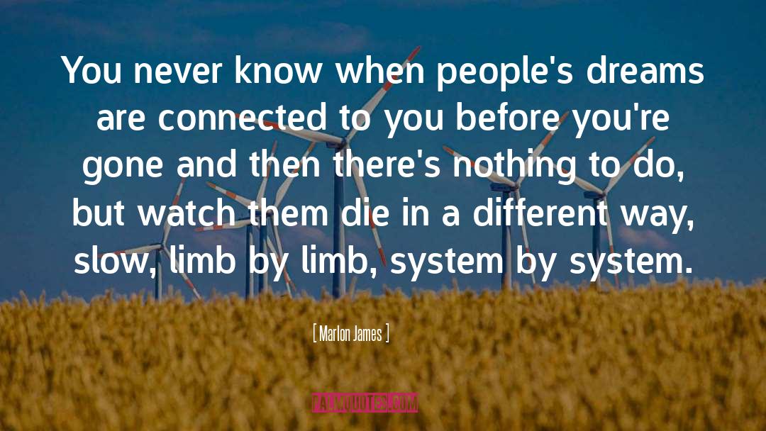Limb quotes by Marlon James
