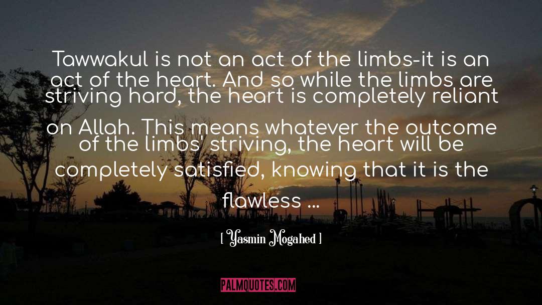 Limbs quotes by Yasmin Mogahed