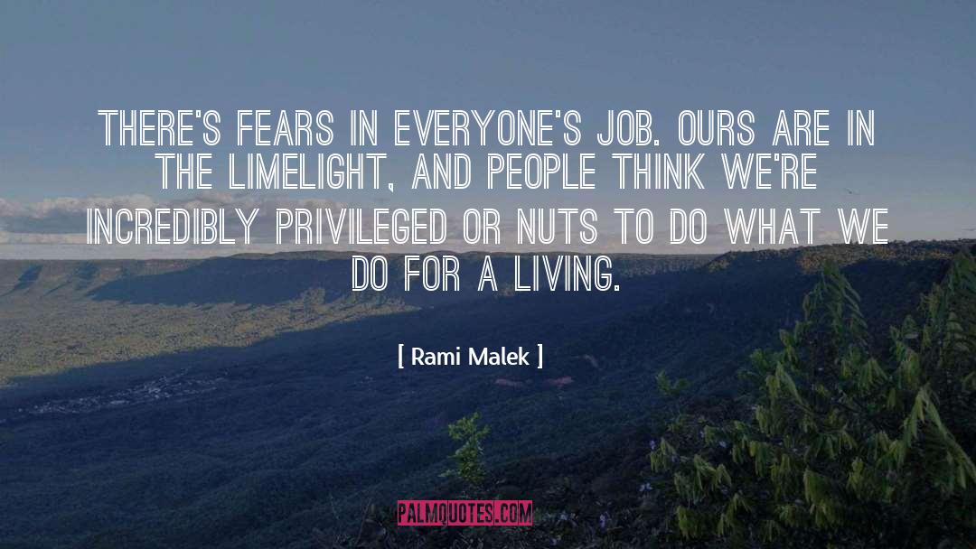 Limelight quotes by Rami Malek