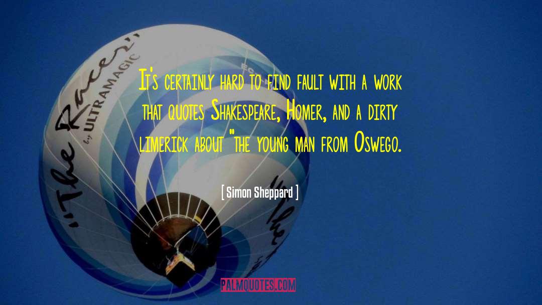 Limerick quotes by Simon Sheppard