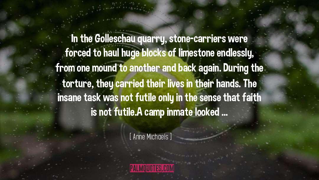 Limestone quotes by Anne Michaels