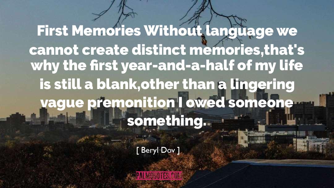 Limit Of Language quotes by Beryl Dov