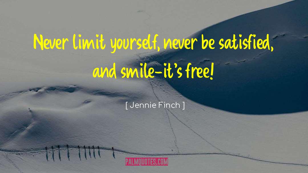 Limit Yourself quotes by Jennie Finch