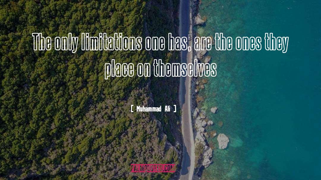Limitation quotes by Muhammad Ali