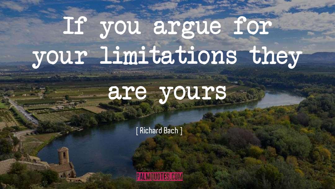 Limitations quotes by Richard Bach