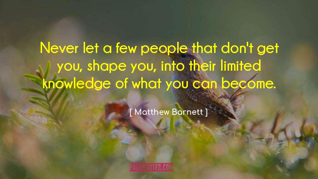 Limited Knowledge quotes by Matthew Barnett