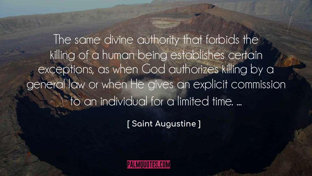 Limited Time quotes by Saint Augustine