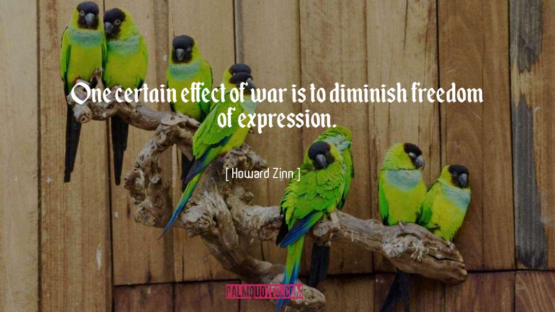Limiting Freedom Of Expression quotes by Howard Zinn