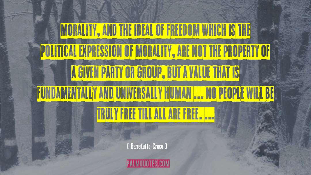 Limiting Freedom Of Expression quotes by Benedetto Croce