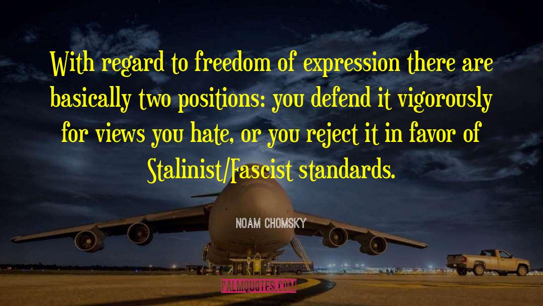 Limiting Freedom Of Expression quotes by Noam Chomsky