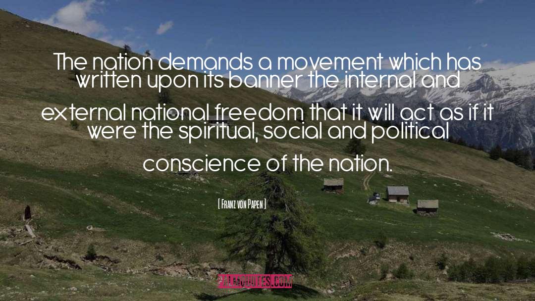 Limiting Freedom quotes by Franz Von Papen