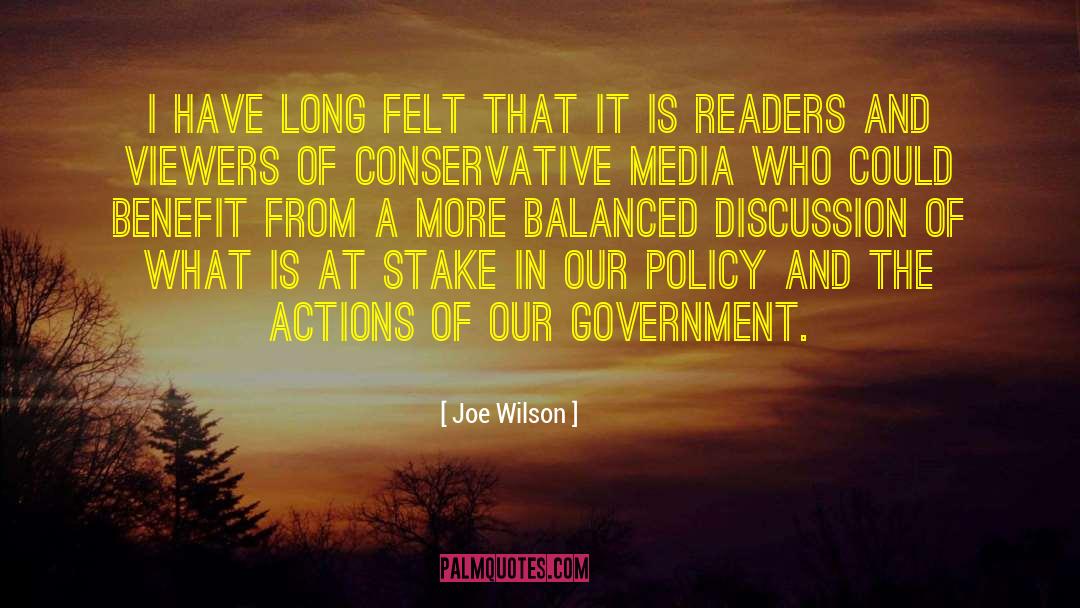 Limiting Government quotes by Joe Wilson