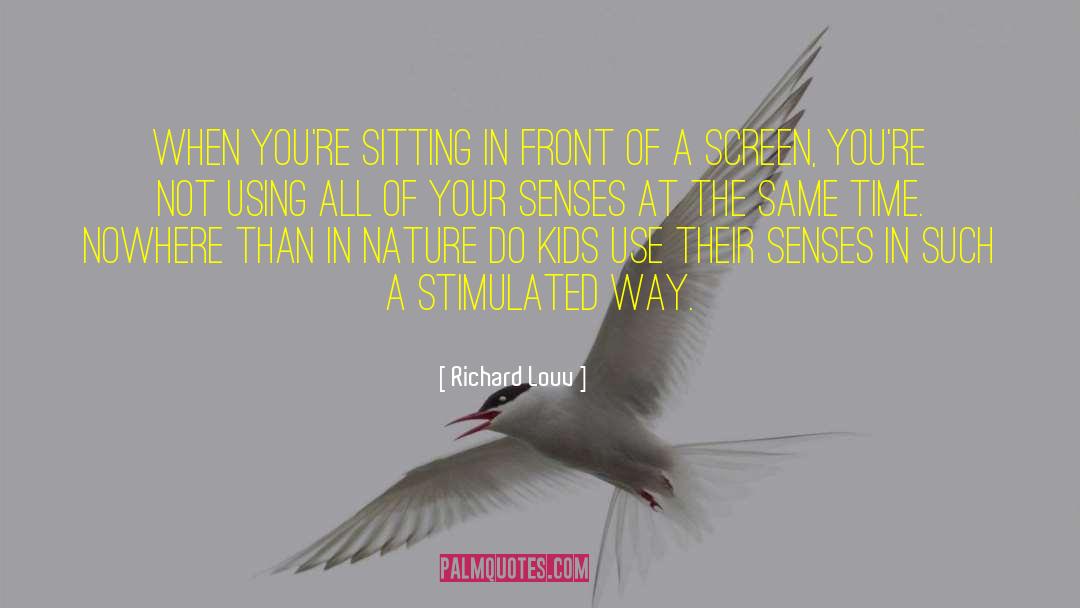 Limiting Screen Time quotes by Richard Louv