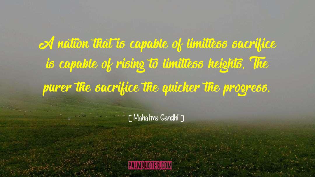 Limitless Heights quotes by Mahatma Gandhi