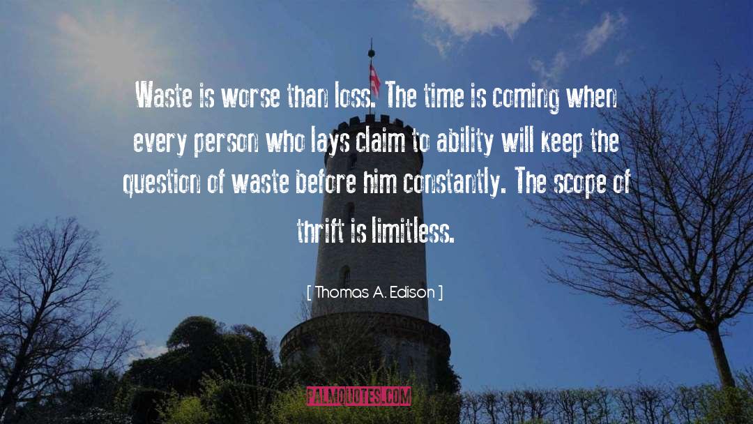Limitless Heights quotes by Thomas A. Edison