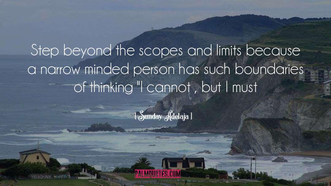 Limits quotes by Sunday Adelaja