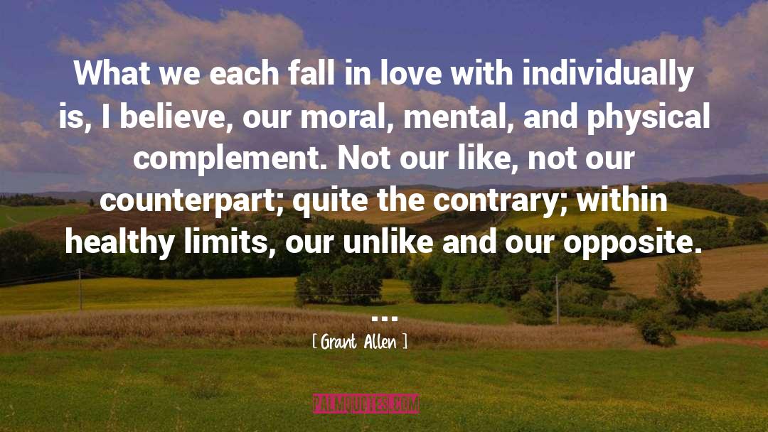 Limits quotes by Grant Allen