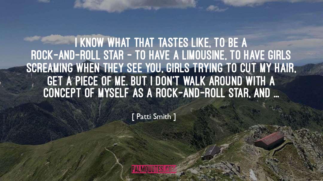 Limousine quotes by Patti Smith