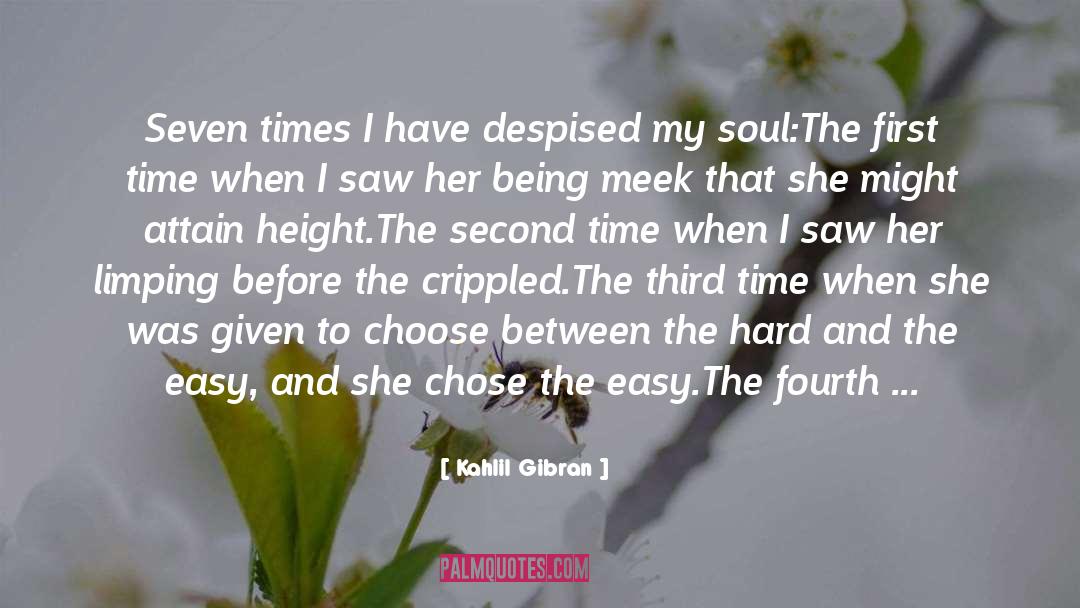 Limping quotes by Kahlil Gibran