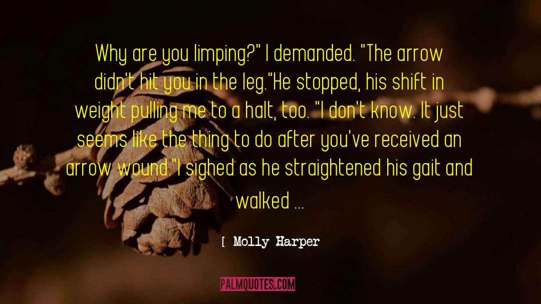 Limping quotes by Molly Harper