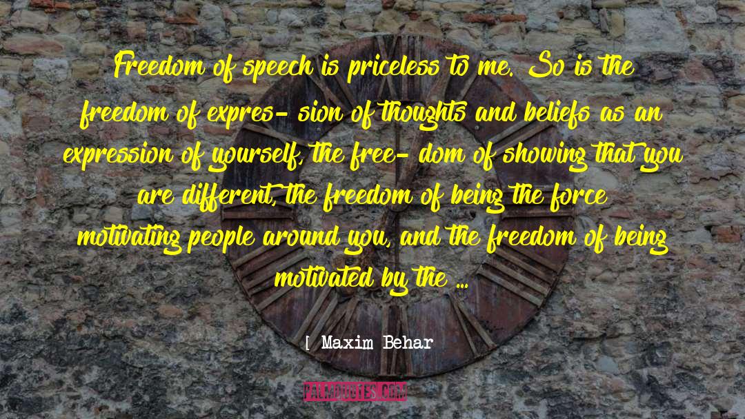 Lincoln And Free Speech quotes by Maxim Behar